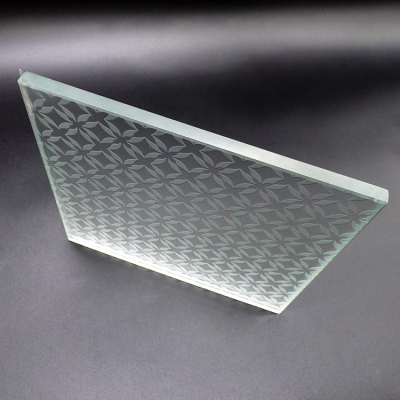 12mm Slip Resistant Glass Flooring High Quality Anti Slip Tempered Laminated Glass Floor Panels