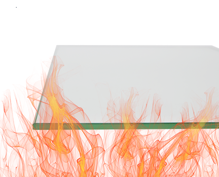 Heat-proof And Fire-proof Glass Fireproof Glass For Fireplaces