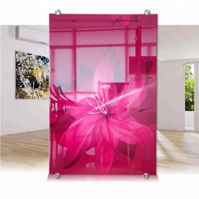 Decorative digital printing glass