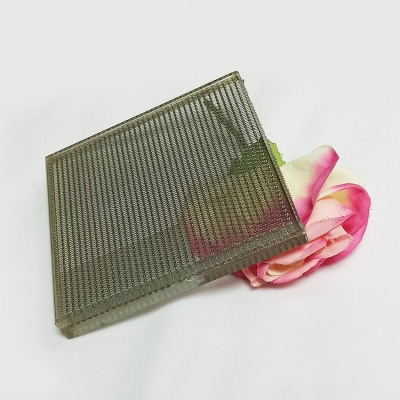 Best selling decorative precision bronze gold mesh wire laminated glass