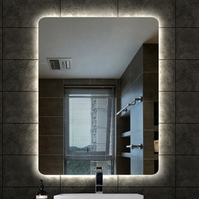 Wall Mirror Modern Design Bathroom Mirror With Light Defogging Backlit Large Led Wall Mirror