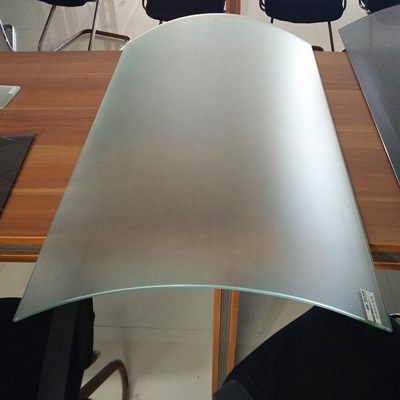 Frosted curved tempered glass